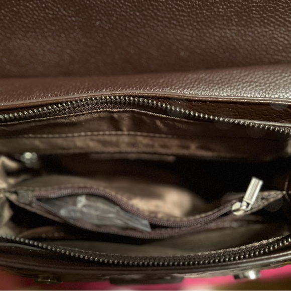 Unusual painted satchel Purse bag - Picture 6 of 7